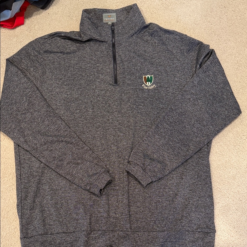 Gray Half-Zip Sweater